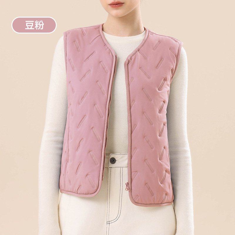 男士秋冬羊毛马甲女加绒加厚外穿防风保暖背心男面包马夹情侣EC27