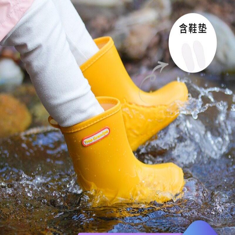 儿童雨鞋女孩男童幼儿园宝宝专用