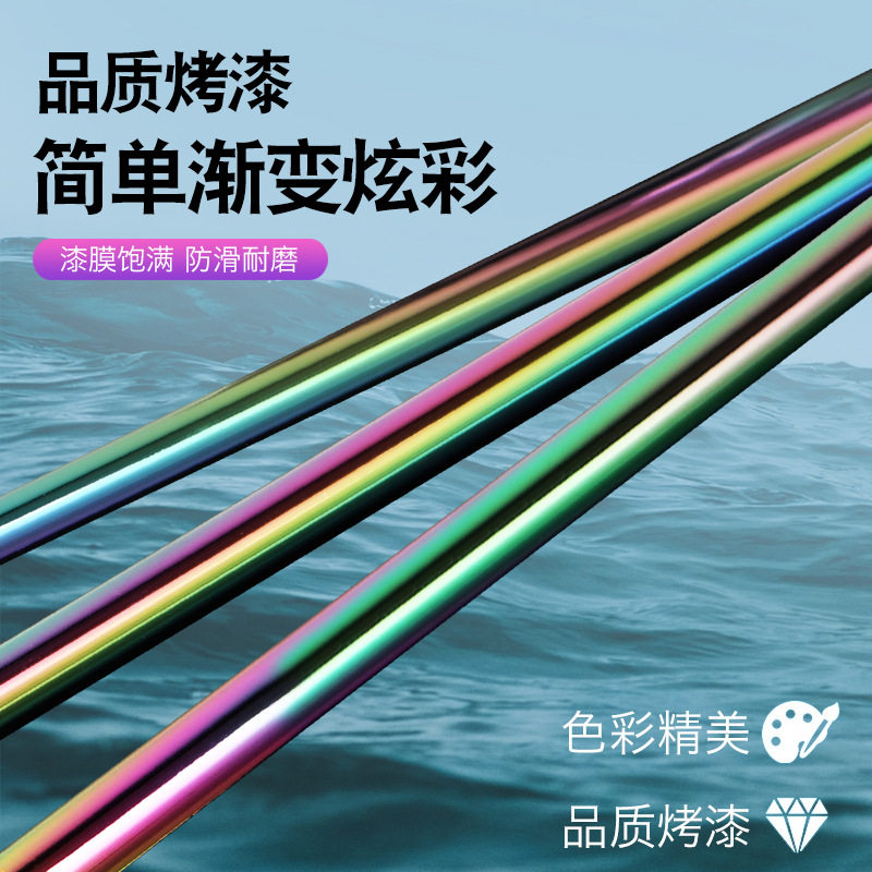 竞技支架钓鱼炮台黑坑单节鱼竿