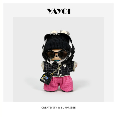 仅娃衣】一二三代labubu心动马卡龙拉布布权志龙GD同款潮流套装