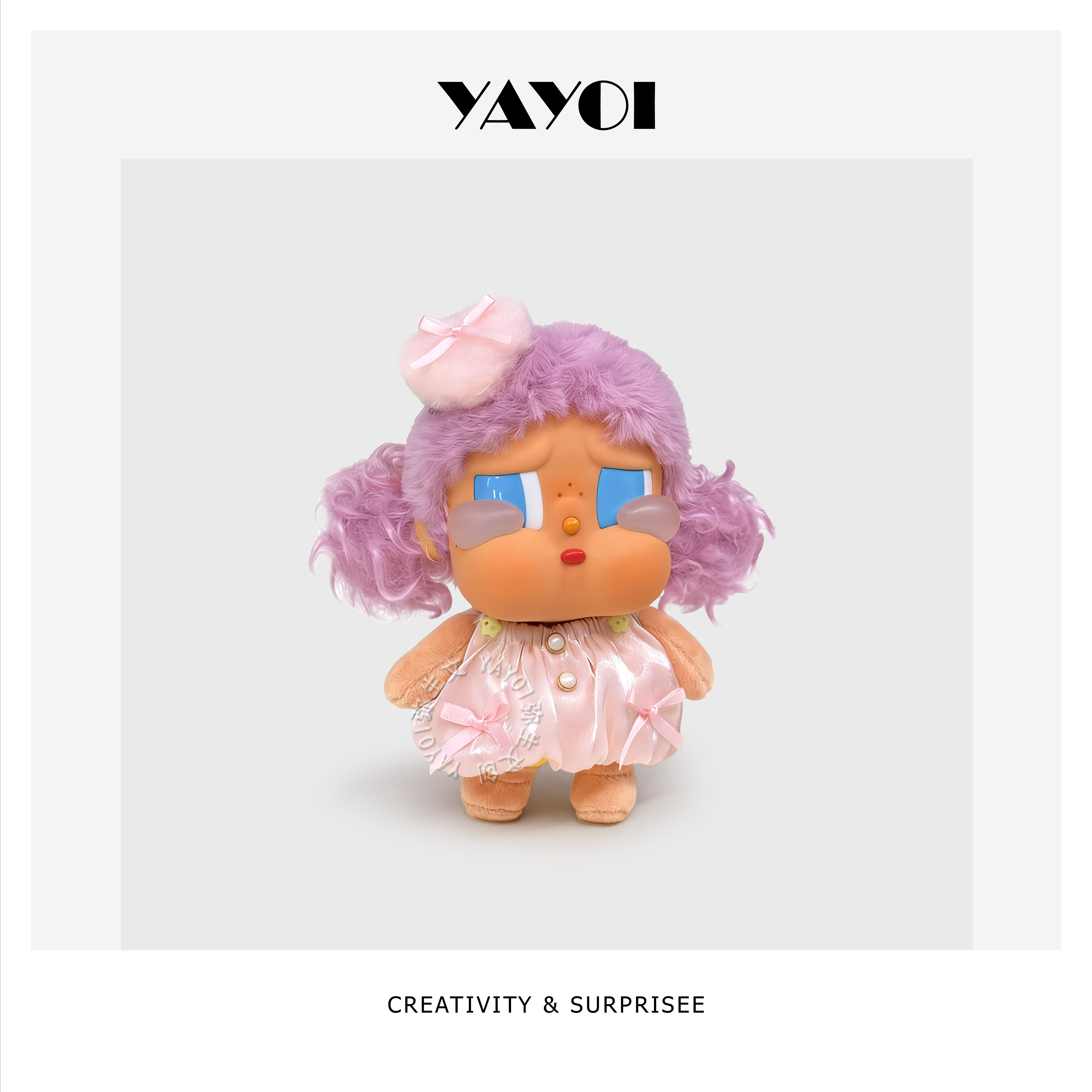 仅娃衣】新品crybaby哭娃度假系列娃衣天使翅膀花苞裙子套装着替