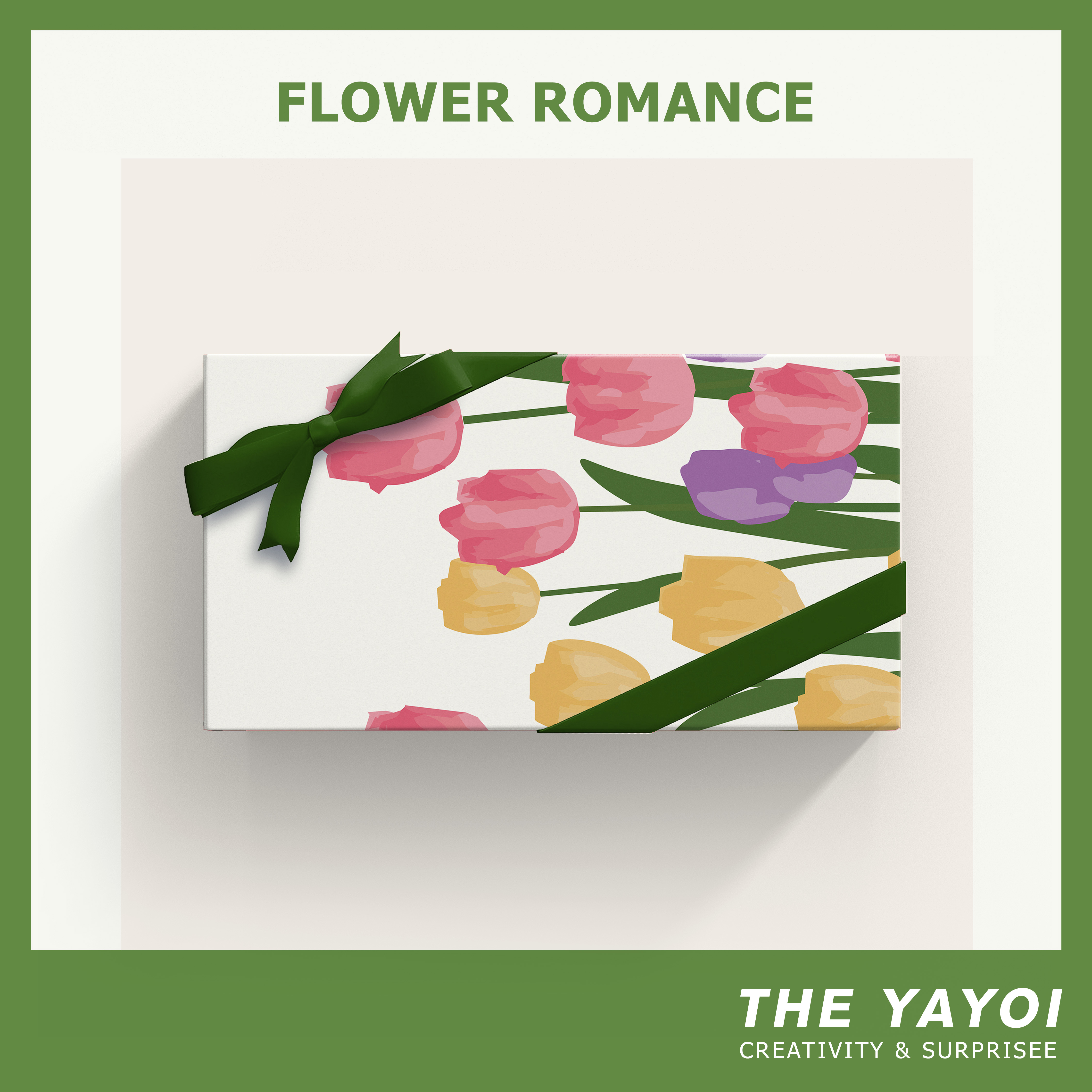 花间浪漫/艺术手绘花束包装纸礼品纸情人节送女友礼盒彩纸书皮纸