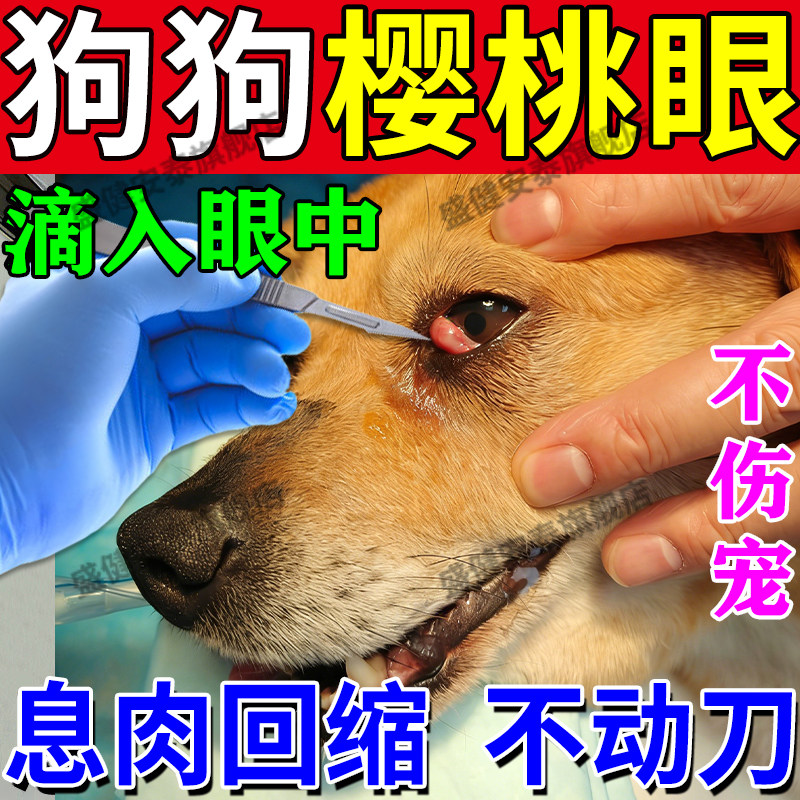 狗狗樱桃眼滴眼液狗狗第三眼睑增生腺体脱出眼水眼息肉眼睛发红,宠物/宠物食品及用品,眼部清洁,淘宝优惠券,粉丝福利购,淘宝优惠卷