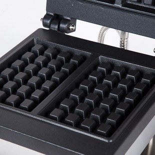 单头松饼机器 Waffle 温控松饼机Q 单头电热华夫炉 商用 Baker