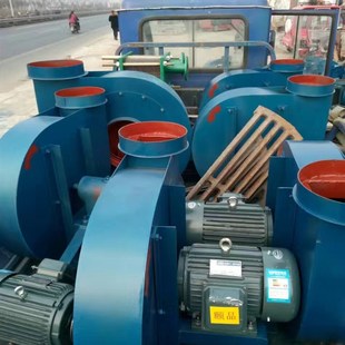 现货浴池供暖锅炉配件 锅炉引风y机 通风机 皮带式 直连式 加厚