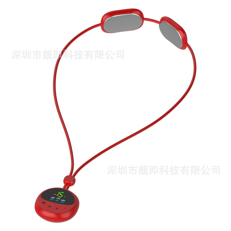 新款智能脉冲g颈部按摩仪肩颈迷你便携护颈吊坠挂脖颈椎按摩器