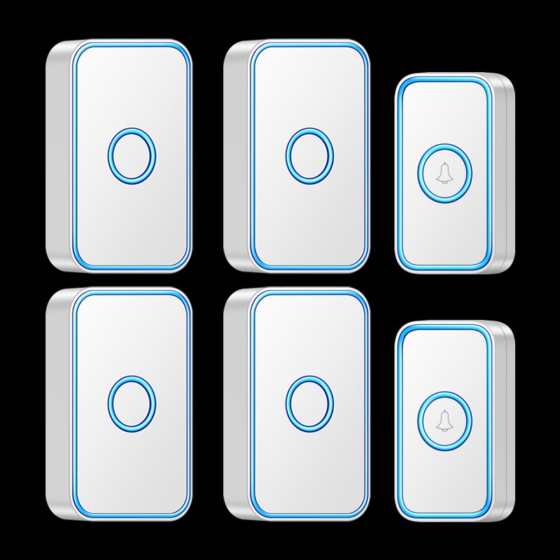 无线电门铃二拖四家用门铃远C距离电子智能遥控门铃呼叫器