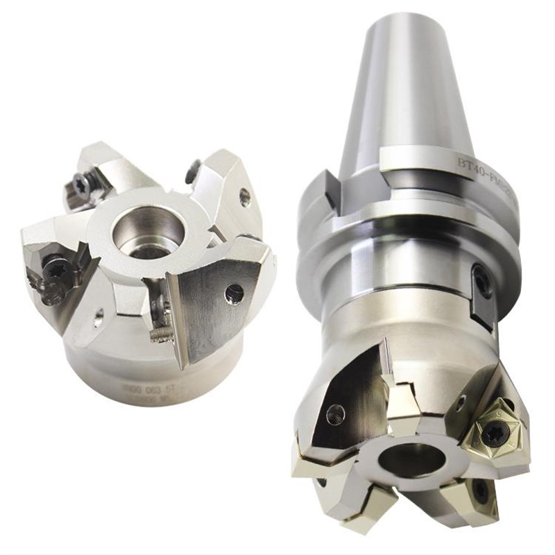 数控铣刀盘快进给刀片90度双面平面铣刀盘重切削配WNMU08X0608刀