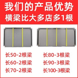 小推车杂物货物架子轮厨房碗收纳架三H层厨具不锈钢带盘盆锅可移