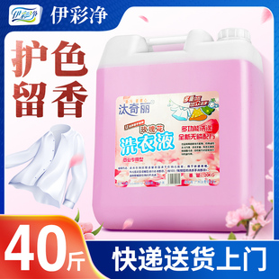 大桶洗衣液20kg40斤家用酒店宾馆专用洗衣液持久留香浓缩大瓶商用