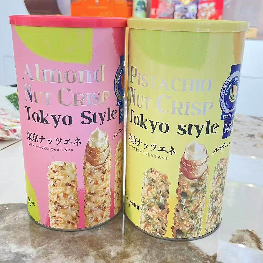 UVOO东京风味综合果仁酥巴旦木味饼干办公室休闲零食下午茶点心