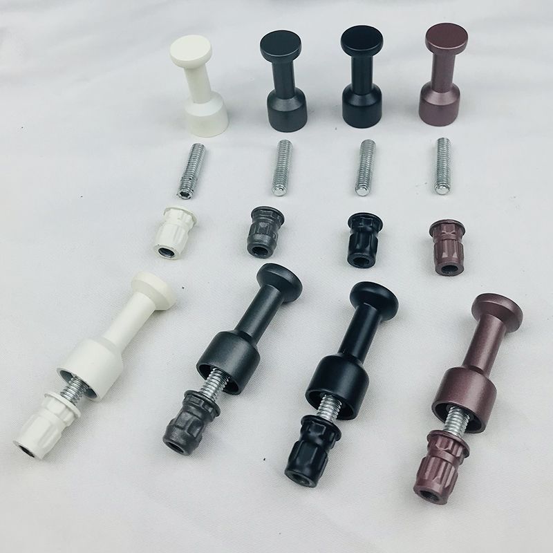 孔径10mm简约现代洞洞板预埋底座短杆全屋定制桌面书架式收纳配件