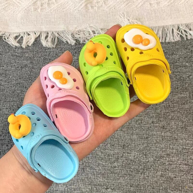 立体迷你ins可爱洞洞鞋扣可拆卸拖鞋DIY少女百搭装饰小花配饰