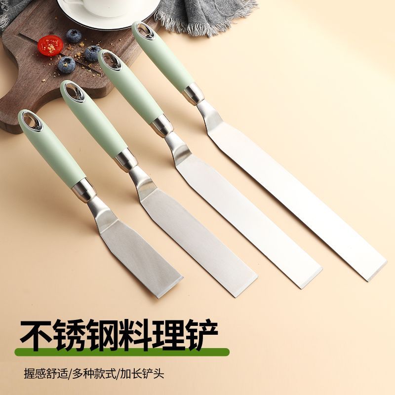 不锈钢煎铲水煎包铲子铁板烧面包料理铲生煎包厨房用具
