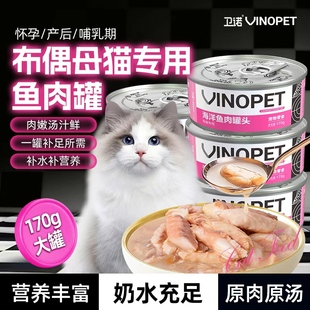 布偶猫母猫专用罐头哺乳期怀孕期猫咪月子餐产后营养鱼肉零食猫罐