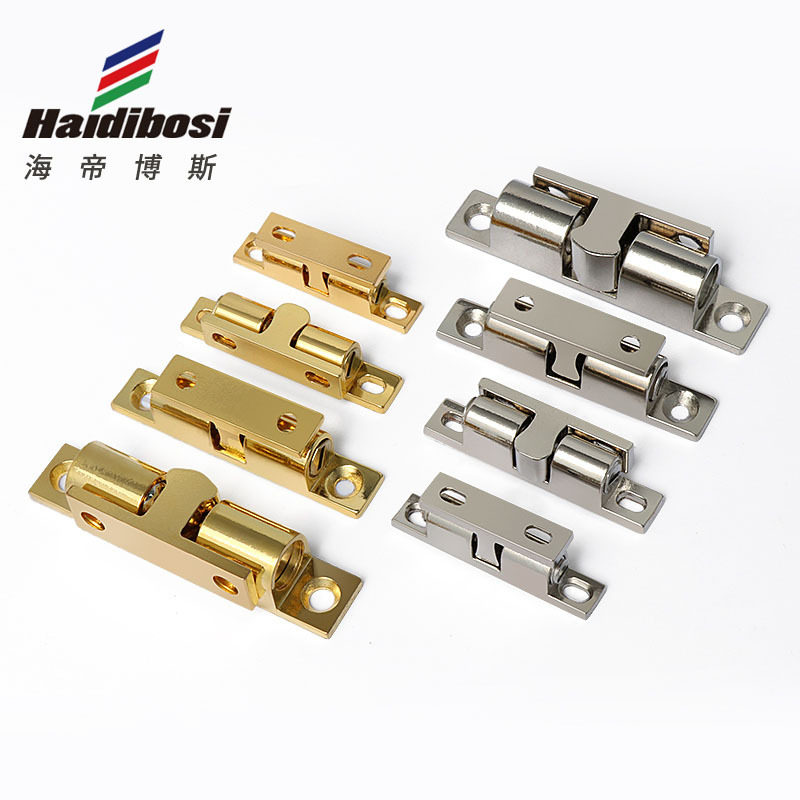 厂家直营橱柜门吸碰珠 卡扣卡式柜门锌合金碰珠50银色 门碰弹簧磁