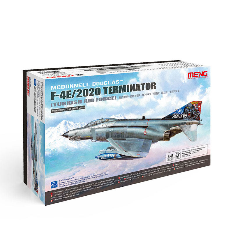 MENG 1/48 F-4E/2020终结者战斗机 拼装模型 LS-020