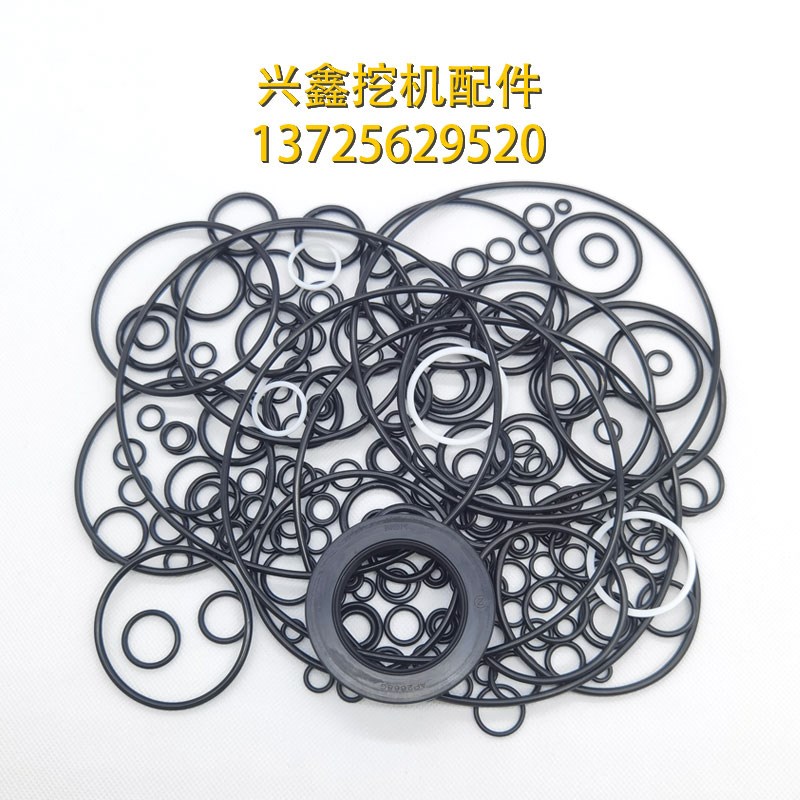 挖掘机现代R300-5 3n05 335 375 385LC-9 455 485液压泵油封修理