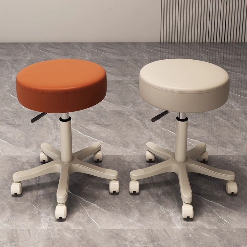 美容院理a发店凳子升降万向轮吧台椅美发美甲化妆师大工凳圆凳