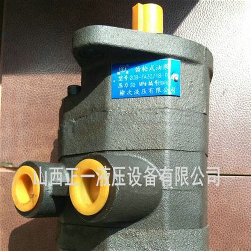 2CB-FA40/1m0双联齿轮泵 中高压边双联齿轮泵双联铝合金齿轮泵