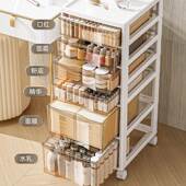 抽屉式 文件收纳柜A4储物盒办公室B桌面多层学生桌底下文具夹缝架