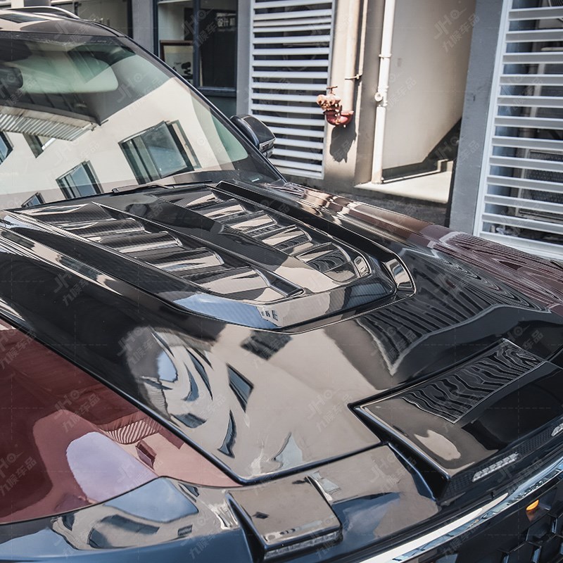 适用20-24款福特新探险者改装C机盖带灯砂石挡车顶灯探照灯机盖罩