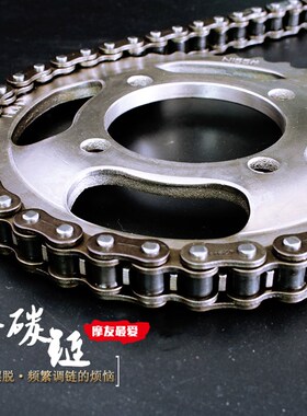 新大洲金锐箭SDH1m25-46A/B/C加厚链条链盘套链提速大小飞齿轮链