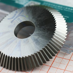 钥匙机0111面铣 卧式 锐正高速钢M35铣j刀60X6X16 高速钢72齿40