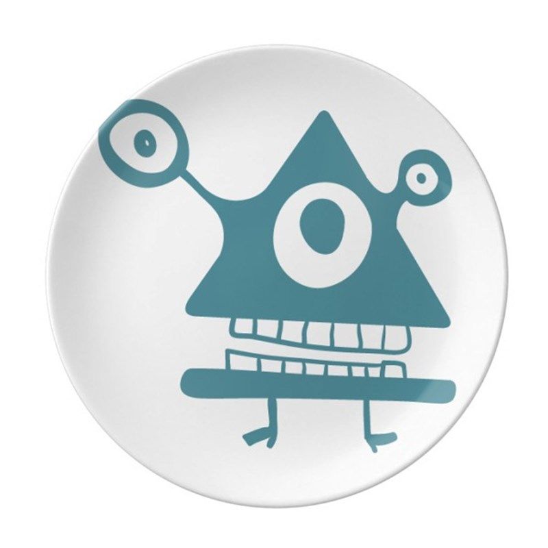 宇宙和外星独眼外星s生物陶瓷餐盘子8寸月光盘餐具家居,餐饮具,盘,淘宝优惠券,粉丝福利购,淘宝优惠卷