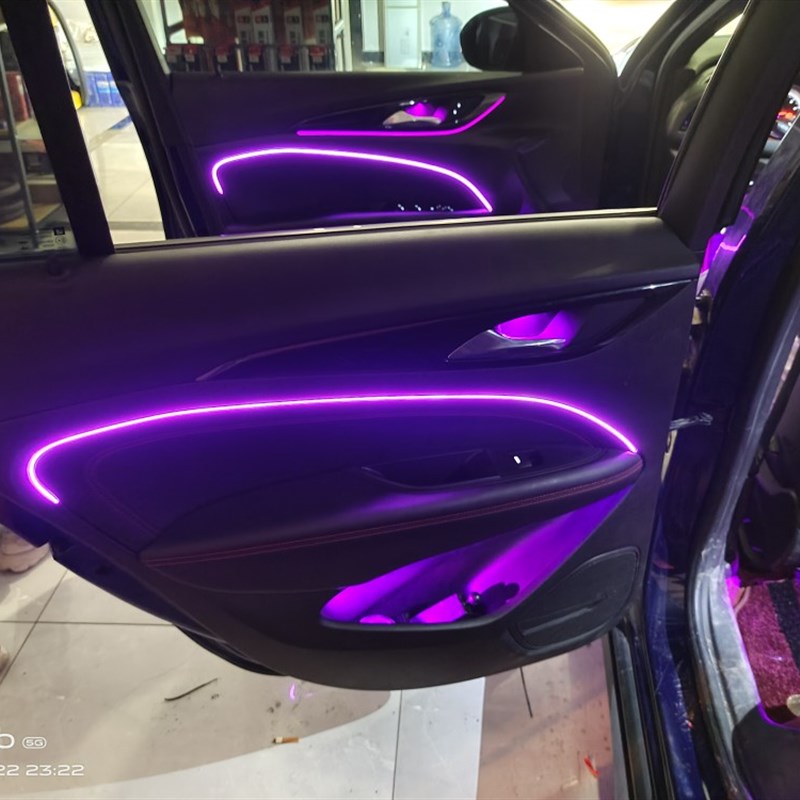 适用于17-2h2款新君威升级64色氛围灯升级内饰改装气氛灯