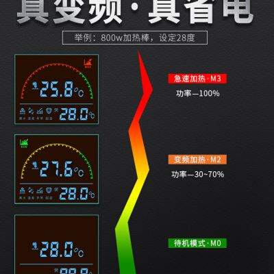 老渔匠鱼缸加热棒自动恒温省电热带鱼加温棒节能小型老鱼匠加温器