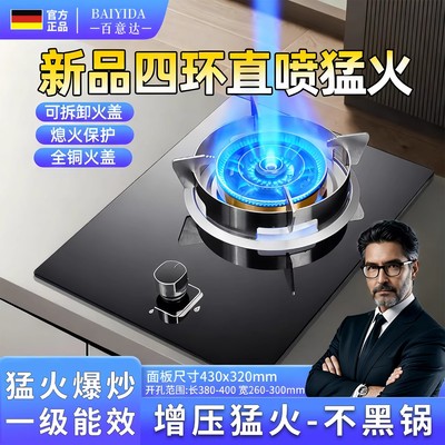 德国正品煤气灶单灶家用增压直喷