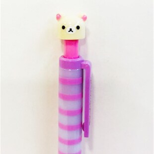 Rilakkuma San-X 拉拉熊懒懒熊M~造型原子笔-线条粉紫妹