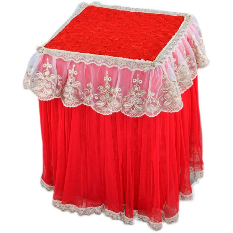 保险柜罩欧式布艺红色防尘v罩定制全包拉链保险箱高档琉璃花边定,居家布艺,万能盖巾,淘宝优惠券,粉丝福利购,淘宝优惠卷