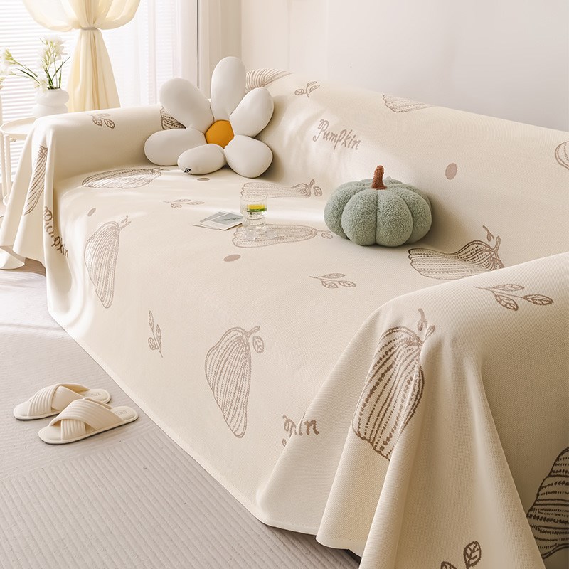 2025年新款夏季冰丝沙发巾一整张全盖防猫抓沙R发套罩夏天凉感盖