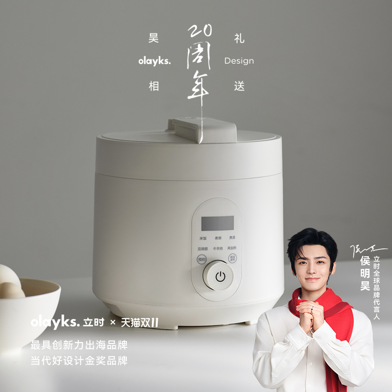 olayks立时3L电压力锅
