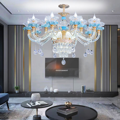 客厅餐厅卧室欧式轻奢水晶水晶灯