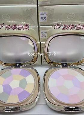 蕾琪光感焕颜粉饼定妆光感提亮遮瑕防汗不卡粉持久蜜粉学生2177