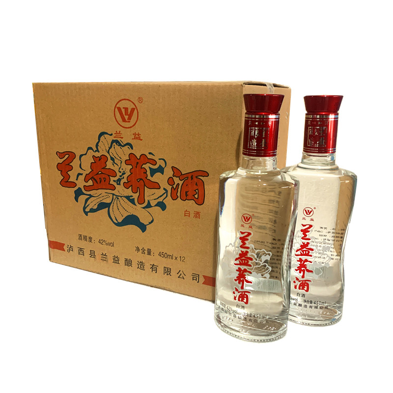 兰益松松子酒荞花香荞化香苦荞酒云南泸西特产450ml*12 42&deg;