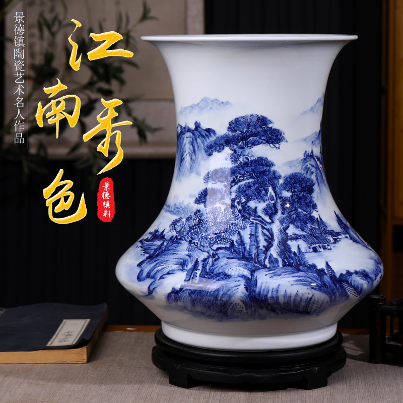 景德镇陶瓷景德镇客厅手绘花瓶