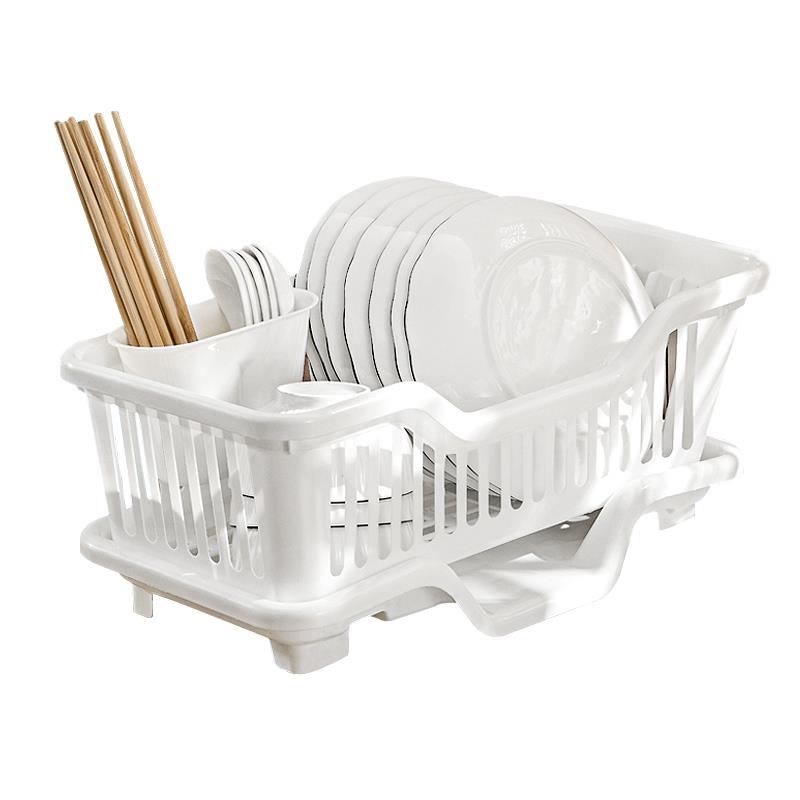 厨房台面碗架碗碟架沥水篮置物架塑料家用放碗筷收纳盒碗盘沥水架