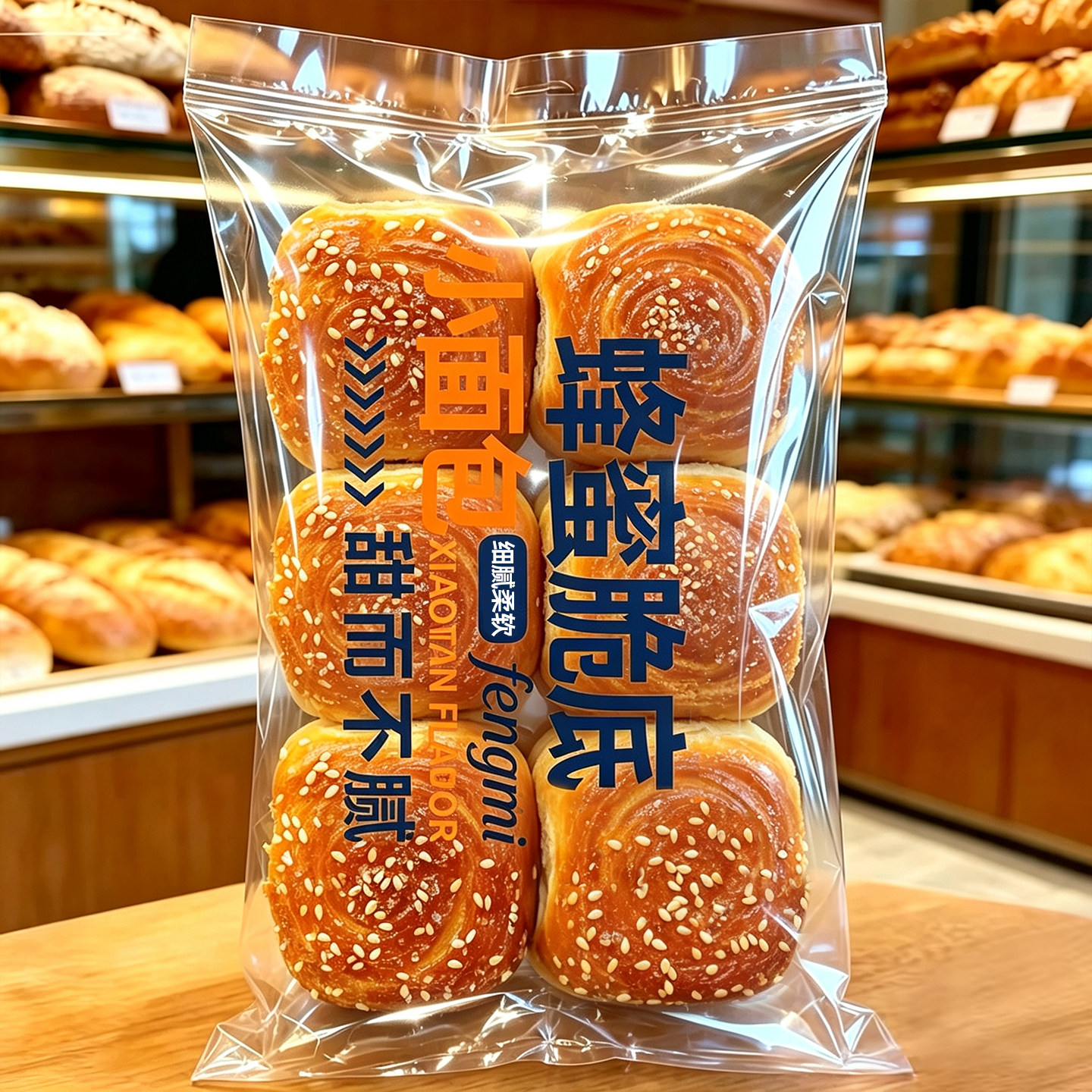 蜂蜜脆底小面包老式手撕面包营养早餐黄金蛋糕下午茶休闲零食小吃