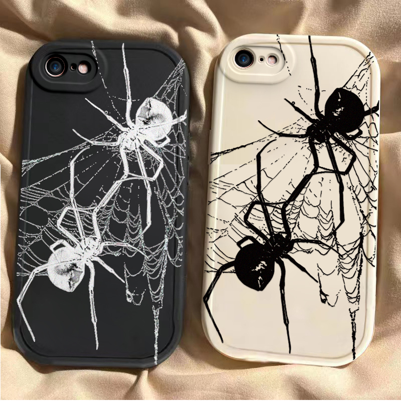 iPhone8硅胶抽象卡通手机壳