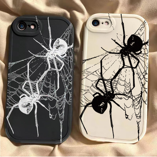 iPhone8硅胶抽象卡通手机壳