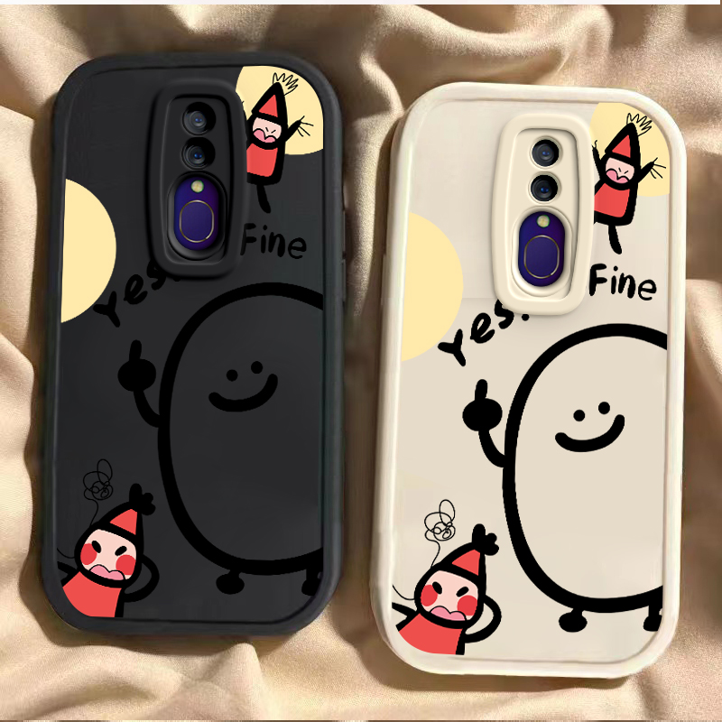 OPPOA9系列硅胶可爱卡通手机壳膜