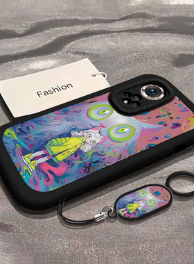 适用荣耀50新款50pro手机壳50se全包x50硅胶X50i网红X50i+爆款X50proX50GT畅玩50/m时尚小众50plus炫彩女孩