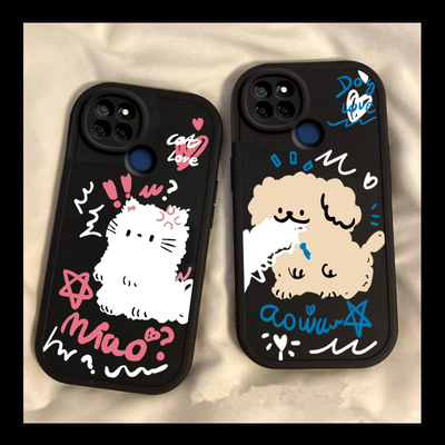 真我V系列手机壳硅胶全包边卡通