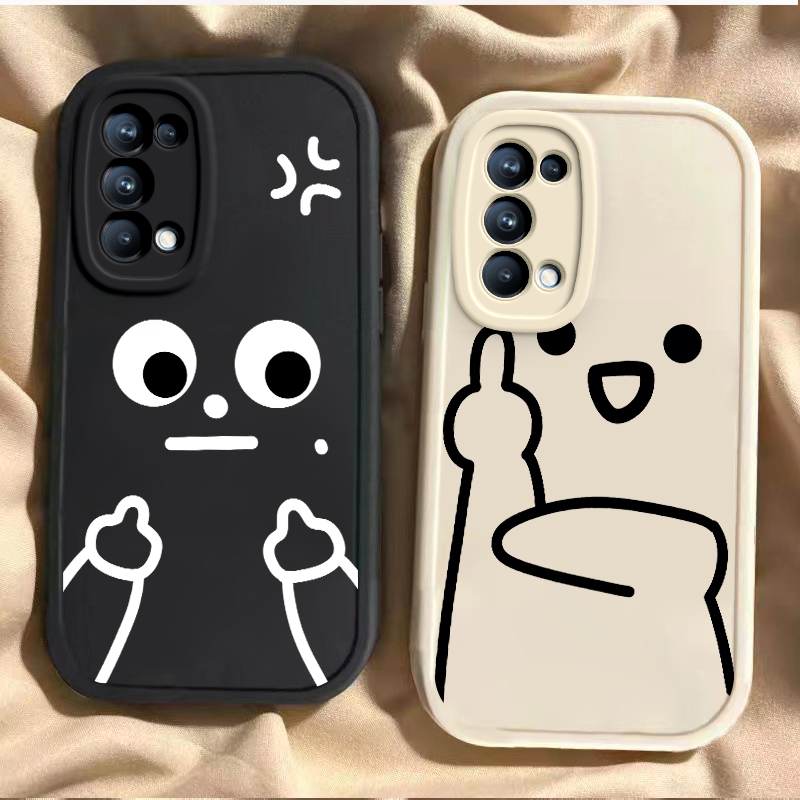 OPPOReno5Pro硅胶简约小众手机壳