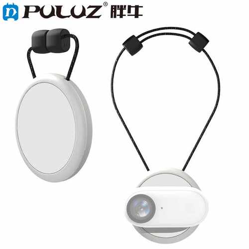 PULUZ胖牛适用Insta360 GO3/3S运动相机磁吸挂绳支架 挂脖防丢绳