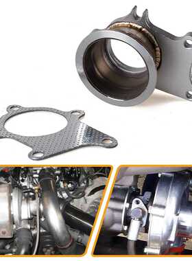 汽车改装件涡轮增压器法兰底座5孔3英寸适用于T3T4Turbo涡轮